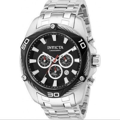 Invicta Bolt 38569 men's watch with silver, stainless steel, chronograph