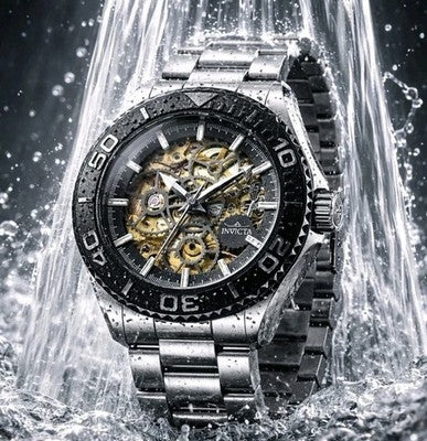 Invicta Objet D Art 69762 men's 43mm watch with stainless steel, automatic