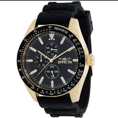 Invicta Aviator 38404 men's watch with black