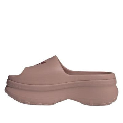 Adidas AdiFOM Stan Slide JI2614 women's US 10 in warm clay one-piece foam with Stan Smith-inspired three-stripe design