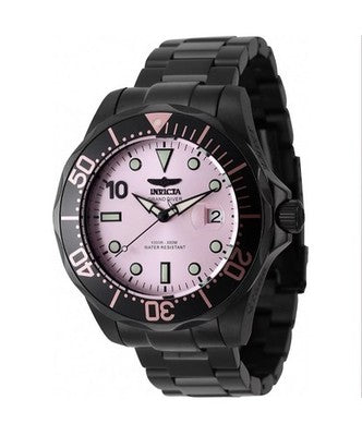 Invicta Grand Diver 47187 men's 47mm watch with pink, automatic
