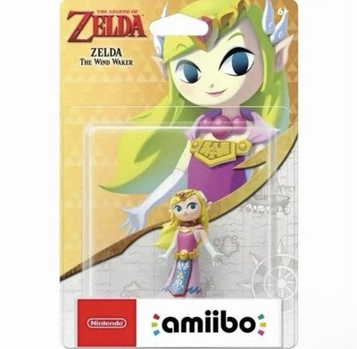 Legend of Zelda Wind Waker Zelda Nintendo Amiibo figure new in sealed packaging for Switch and Wii U compatibility