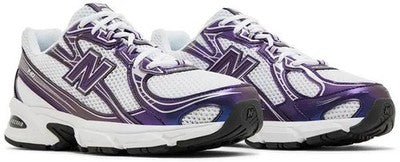 New Balance unisex US 4.5 shoes with white and purple