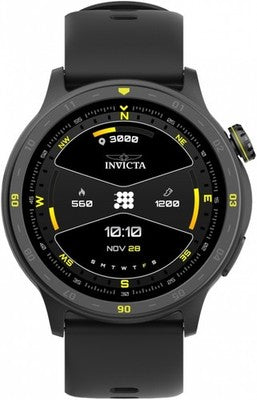 Invicta I-Tech 2 Smartwatch 45.6mm GPS Heart Rate Black ITECH-001 New