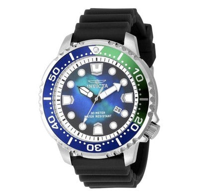 Invicta Pro Diver Abyss 49545 Men's 48mm Quartz Black Watch Brand New