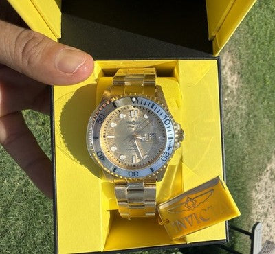 Invicta S1 Rally 79012 Men's 44mm Quartz Gold-Tone Date Watch Brand New