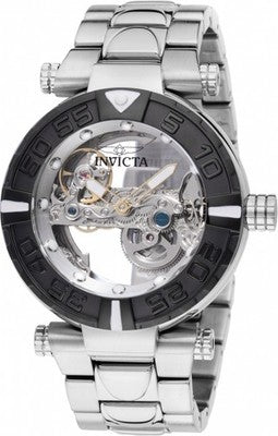 Invicta Subaqua 49505 Men's 47mm Automatic Skeleton Dial SS Watch New