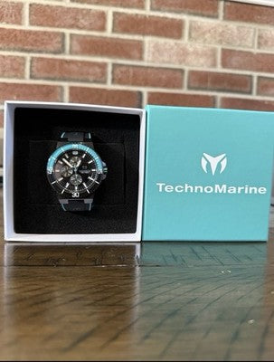 TechnoMarine Racing Legends TM-525031 Men's Watch - 43mm, Green, Black NEW W/BOX
