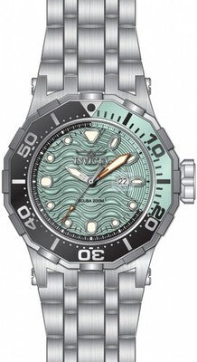 Invicta Pro Diver 47846 men's 52mm watch with teal, dive bezel