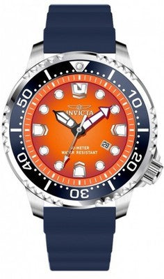 Invicta Pro Diver Abyss 49543 Men's 48mm Quartz Orange Dial Blue Strap (view 2)