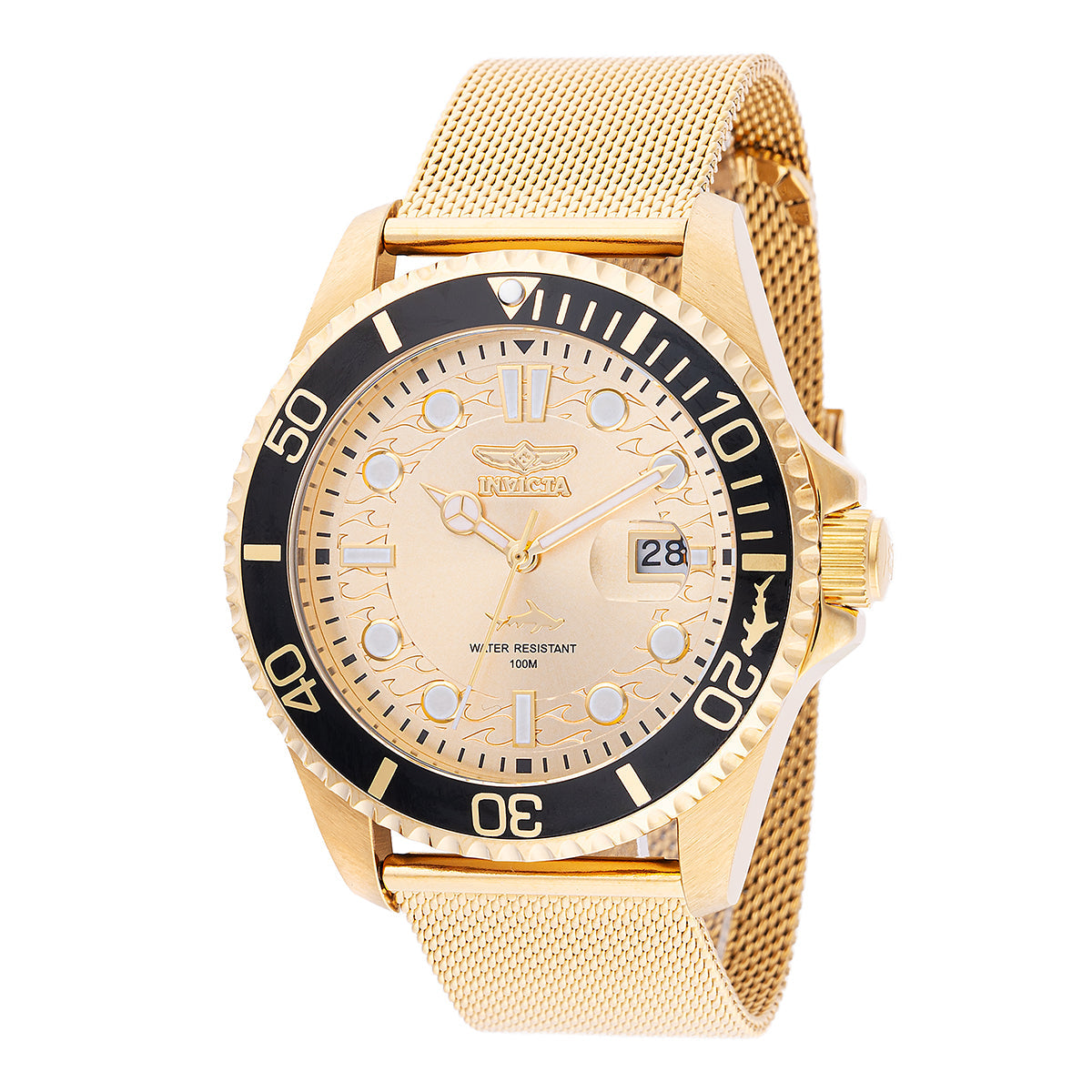 Invicta Men's Pro Diver 47177 Watch 43mm Gold official product image