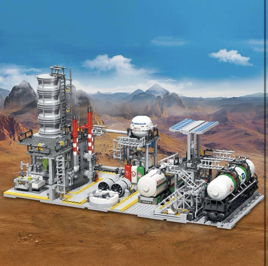 MISINI Architecture M6014 City Chemical Plant Building Set - product photo