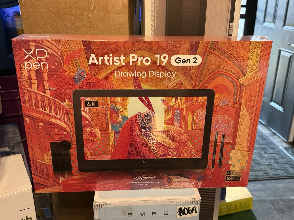 XPPen Artist Pro 19 Gen 2 Graphics Drawing Tablet 4K Display 16384 Level Tilt