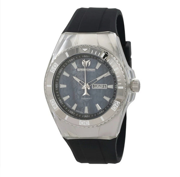 TechnoMarine Cruise Monogram Men's Watch - 45mm - Black - Model TM-115372 - product photo