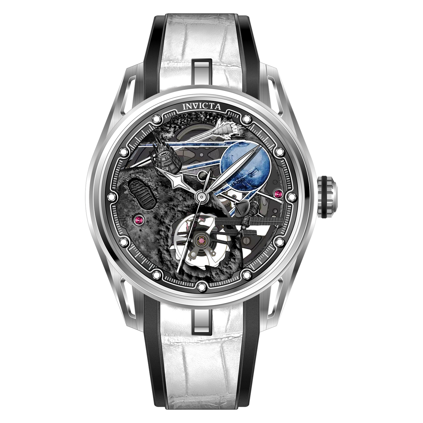Invicta 70140 Celestial Naosia Automatic 44.5mm Steel Skeleton Men's Watch