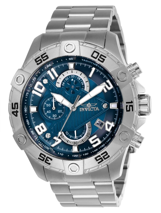 Invicta S1 Rally SCUBA Men's Quartz Watch StainlessSteel w/Blue Dial (26094) official product image