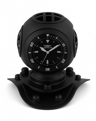 Invicta Pro Diver 4" Desk Clock, Black (59039) UNIQUE COLLECTORS PIECE - official image