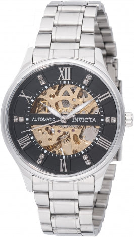 Invicta Objet D Art Automatic Men's Watch w/ Skeleton Dial - 40mm, Silver 69118 - official image