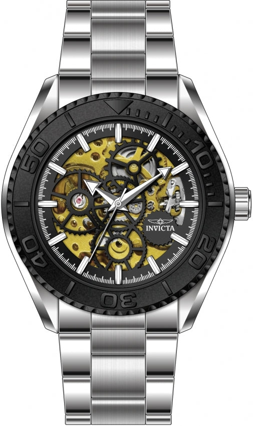 Invicta Objet D Art Automatic Men's Watch - Skeleton Dial 43mm Stainless 69762 - official image