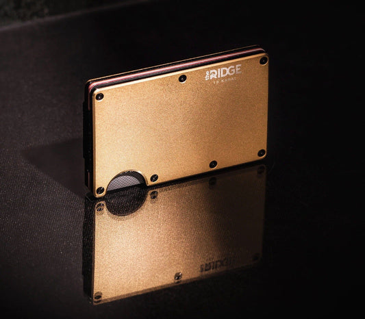 Ridge Wallet - 24K Gold