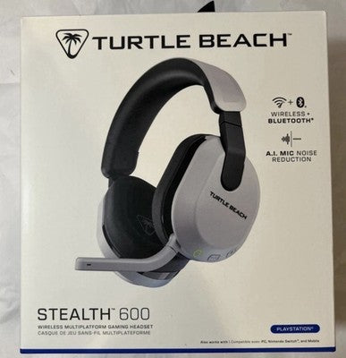 Turtle Beach Stealth 600 Gen3 wireless gaming headset for PS5 and PS4 in black with 80-hour battery and Superhuman Hearing