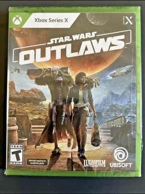 Star Wars Outlaws Xbox Series X S open-world action adventure game from Ubisoft new and factory sealed