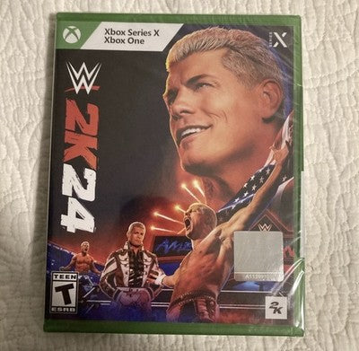 WWE 2K24 Xbox Series X and Xbox One wrestling simulation video game from 2K Sports new and factory sealed