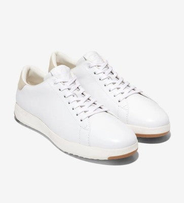 Cole Haan GrandPro Tennis C22584 men's US 11W sneaker in white smooth leather with court-inspired silhouette