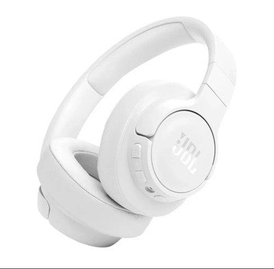 JBL Tune 770NC wireless over-ear adaptive noise cancelling Bluetooth headphones in white with 70-hour battery