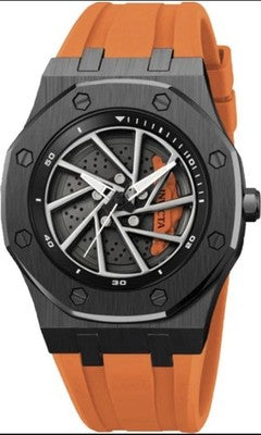Invicta Speedway 69490 men's 42mm watch with black and orange