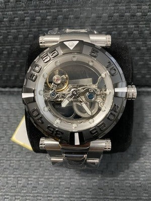 Invicta Subaqua 49505 Men's 47mm Automatic Skeleton Dial SS Watch New