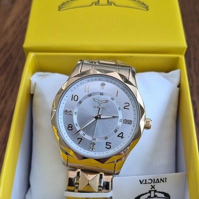 Invicta Specialty I 69032 Men's 42mm Quartz Gold-Tone Copper Dial Watch New