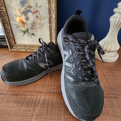 New Balance Industrial 412 Black Grey Men's Size 11 Slip Resistant Work Shoe