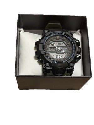 Activa x Invicta Neo Men's 55mm Analog-Digital Sport Watch Green ACW428-001 New