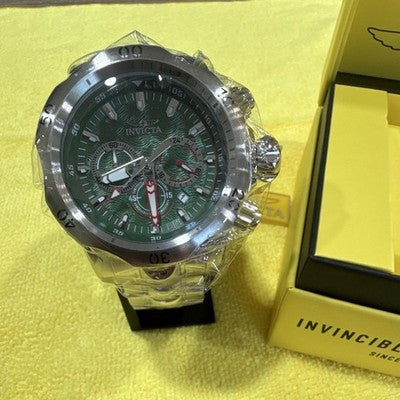 Invicta S1 Rally Moonlander 50643 Men's 43mm Quartz Watch Black Brand New