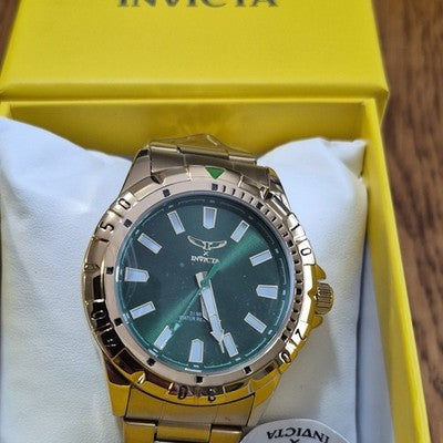 Invicta Pro Diver 34042 Men's 47mm Automatic Blue Dial Two-Tone Watch New