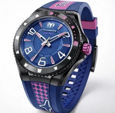 TechnoMarine TM-525011 40mm watch with blue and pink