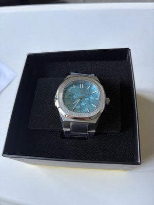 Invicta Speedway 48328 Men's 41mm Light Blue Stainless Steel Quartz Watch New