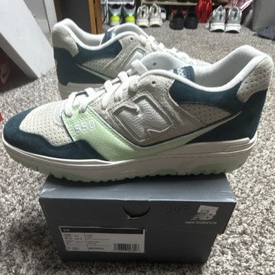 New Balance 550 BB550FLV Green Grey Men's Size 9.5 Retro Sneaker (view 2)