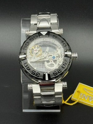 Invicta Subaqua 49505 Men's 47mm Automatic Skeleton Dial SS Watch New