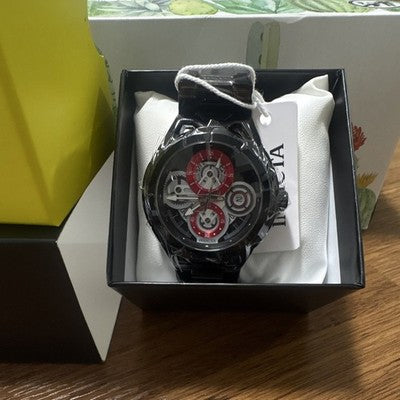 Invicta Coalition Forces 31141 Men's 50mm Quartz 4-Time-Zone Watch New