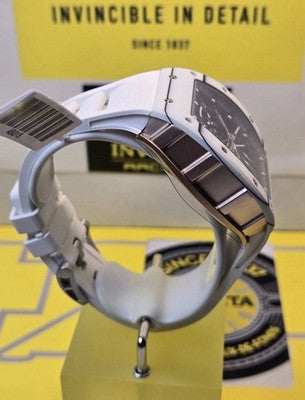 Invicta S1 Rally Automatic Men's Watch White w/ Skeleton Dial NEW!