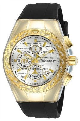 TechnoMarine Manta Ray Men's 42mm Chronograph Rose Gold Dial Watch TM-219007 New