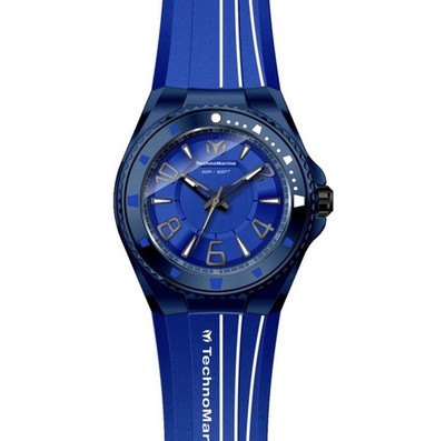 TechnoMarine TM-525012 44mm watch with white and blue
