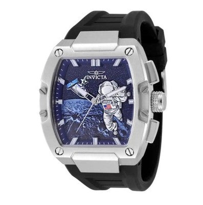Invicta S1 Rally Moonlander 50643 Men's 43mm Quartz Watch Black Brand New