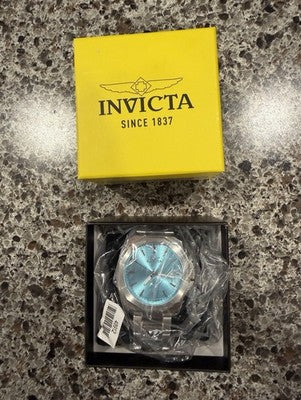 Invicta Pro Diver 34042 Men's 47mm Automatic Blue Dial Two-Tone Watch New