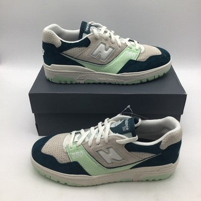 New Balance 550 BB550FLV Green Grey Men's Size 9.5 New in Box Retro Sneaker