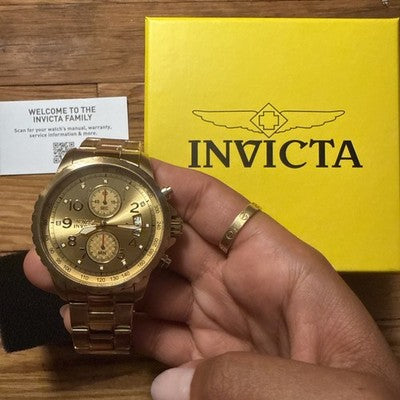 Invicta Specialty 48897 Men's 45mm Quartz Stainless Steel Watch Brand New