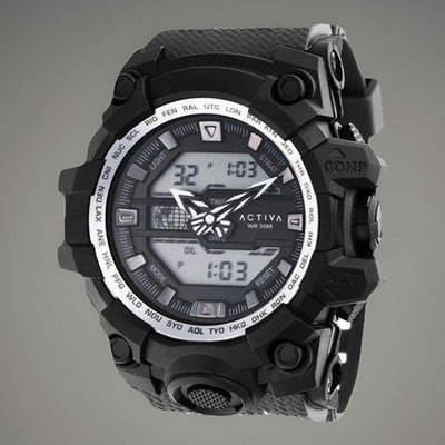 Activa x Invicta Neo Men's 55mm Analog-Digital Sport Watch Green ACW428-001 New