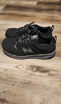 New Balance Industrial 412 Black Grey Men's Size 11 Slip Resistant Work Shoe